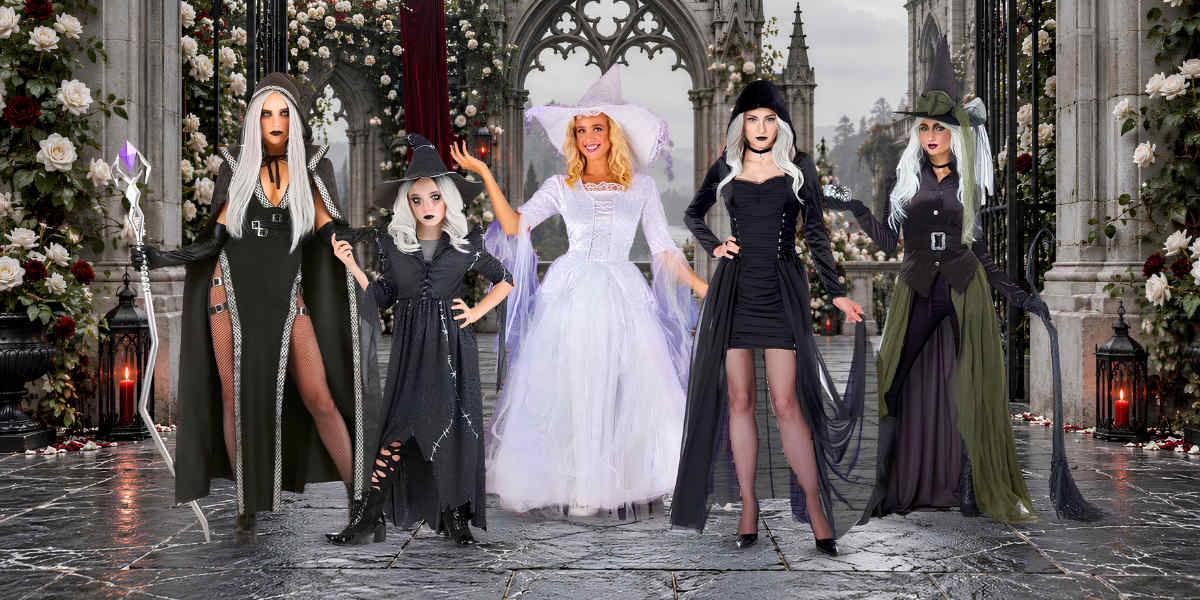 Gothic and White Witch Costumes