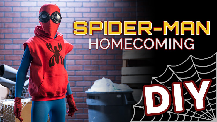 DIY Spider-Man: Homecoming Halloween Costume - HalloweenCostumes.com Blog