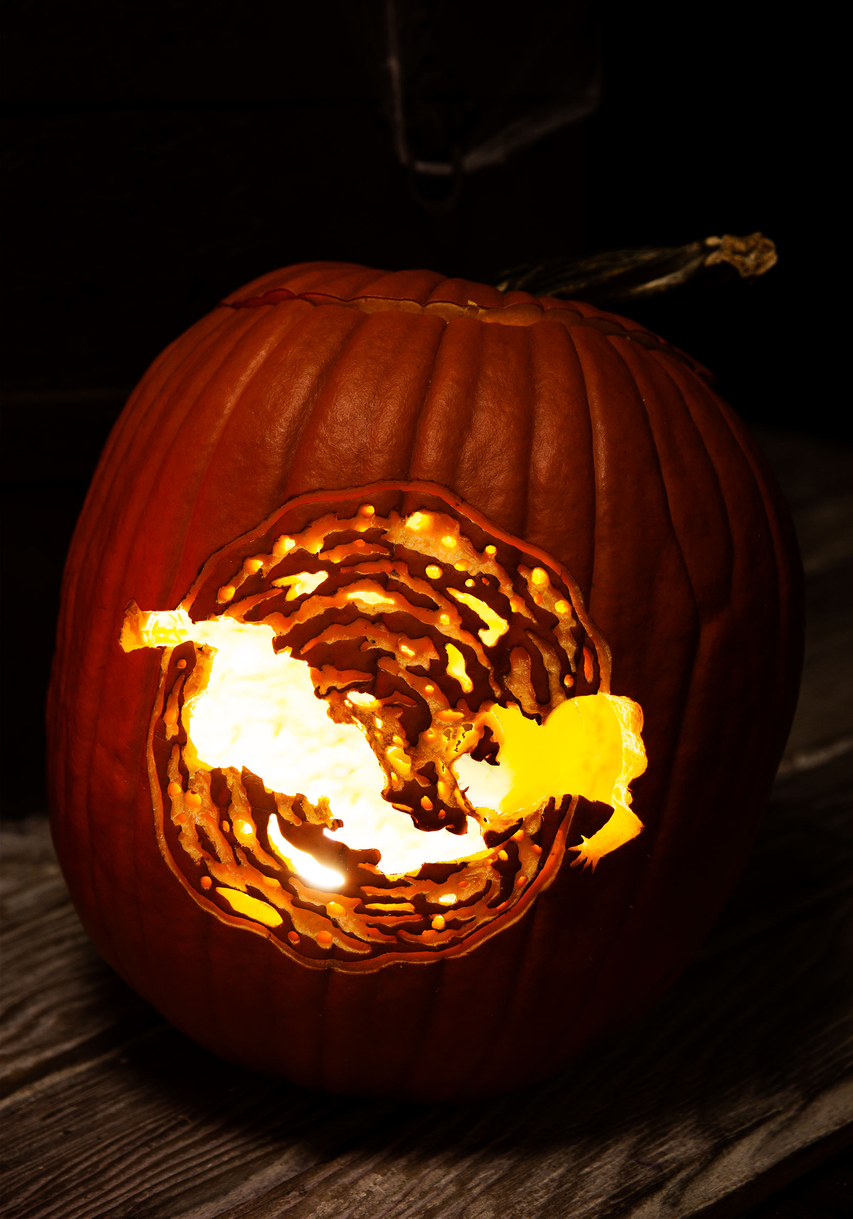 troll pumpkin stencils