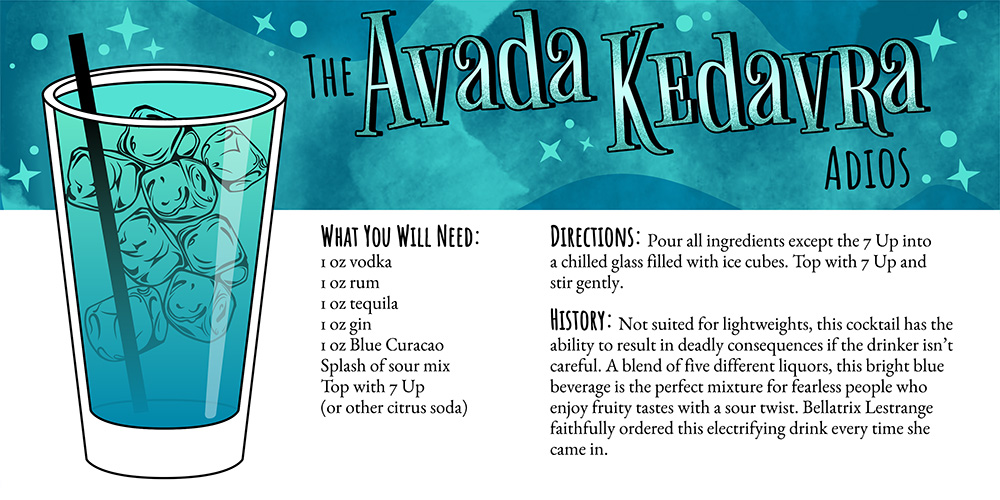 Harry Potter Cocktails: The Avada Kedavra Adios Recipe