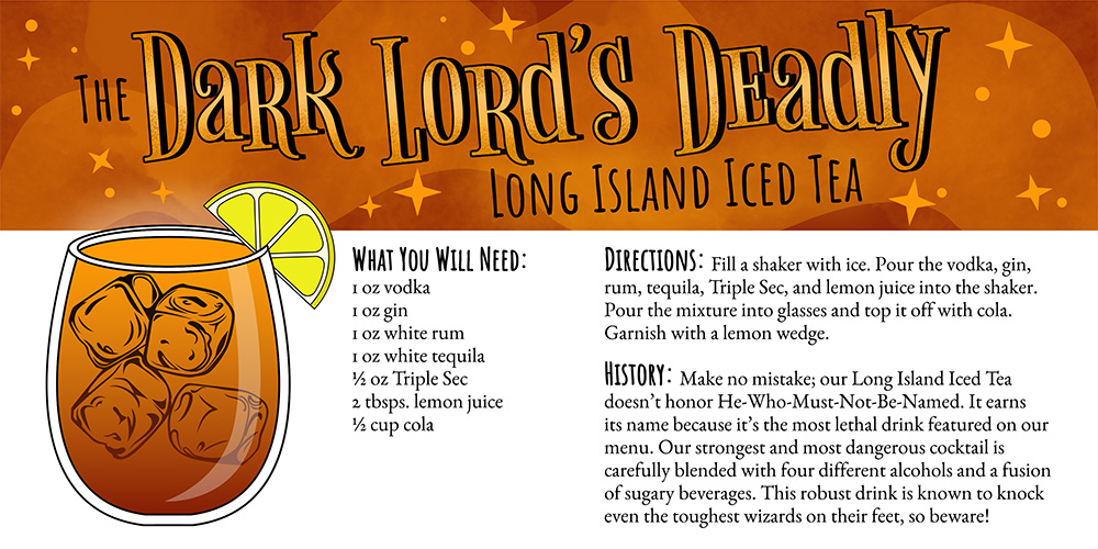Harry Potter Cocktails: The Dark Lord's Deadly Long Island Iced Tea Recipe
