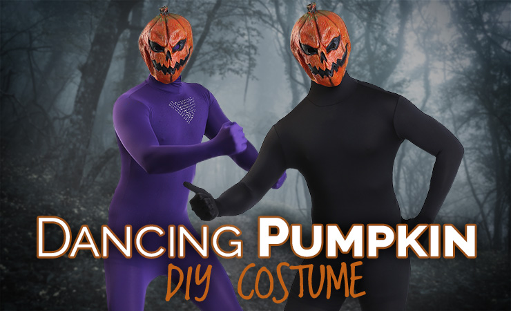 Dancing Pumpkin Man DIY Halloween Costume