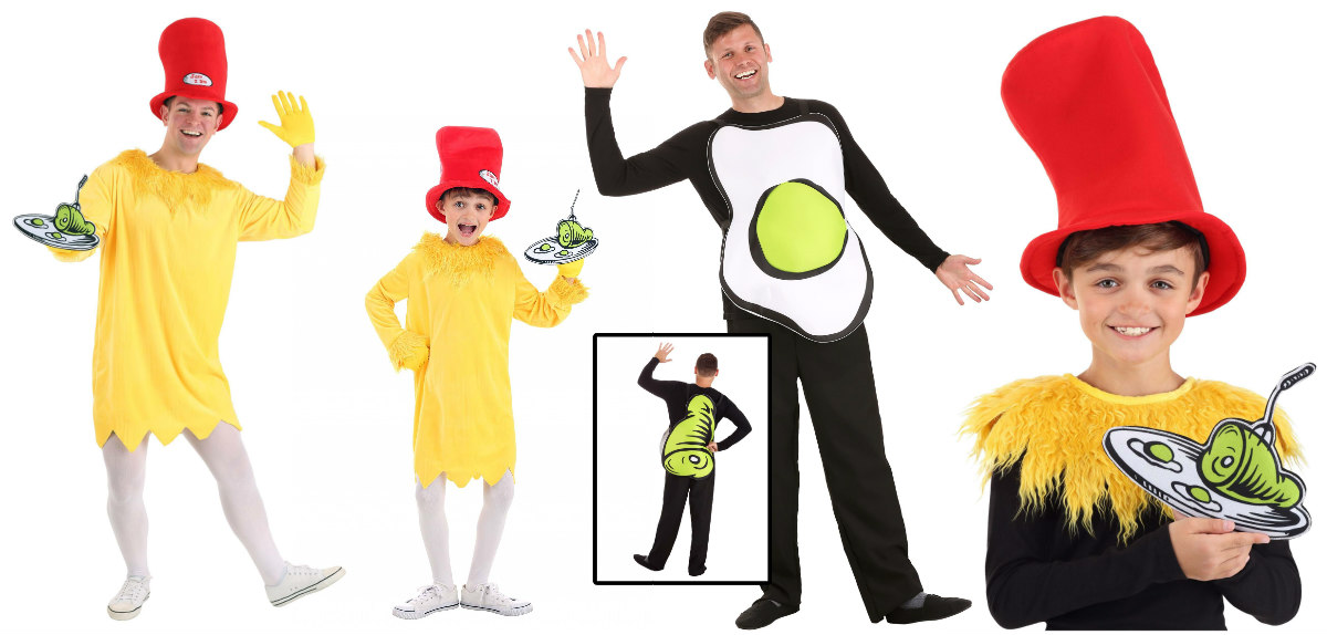 green eggs and ham characters costumes