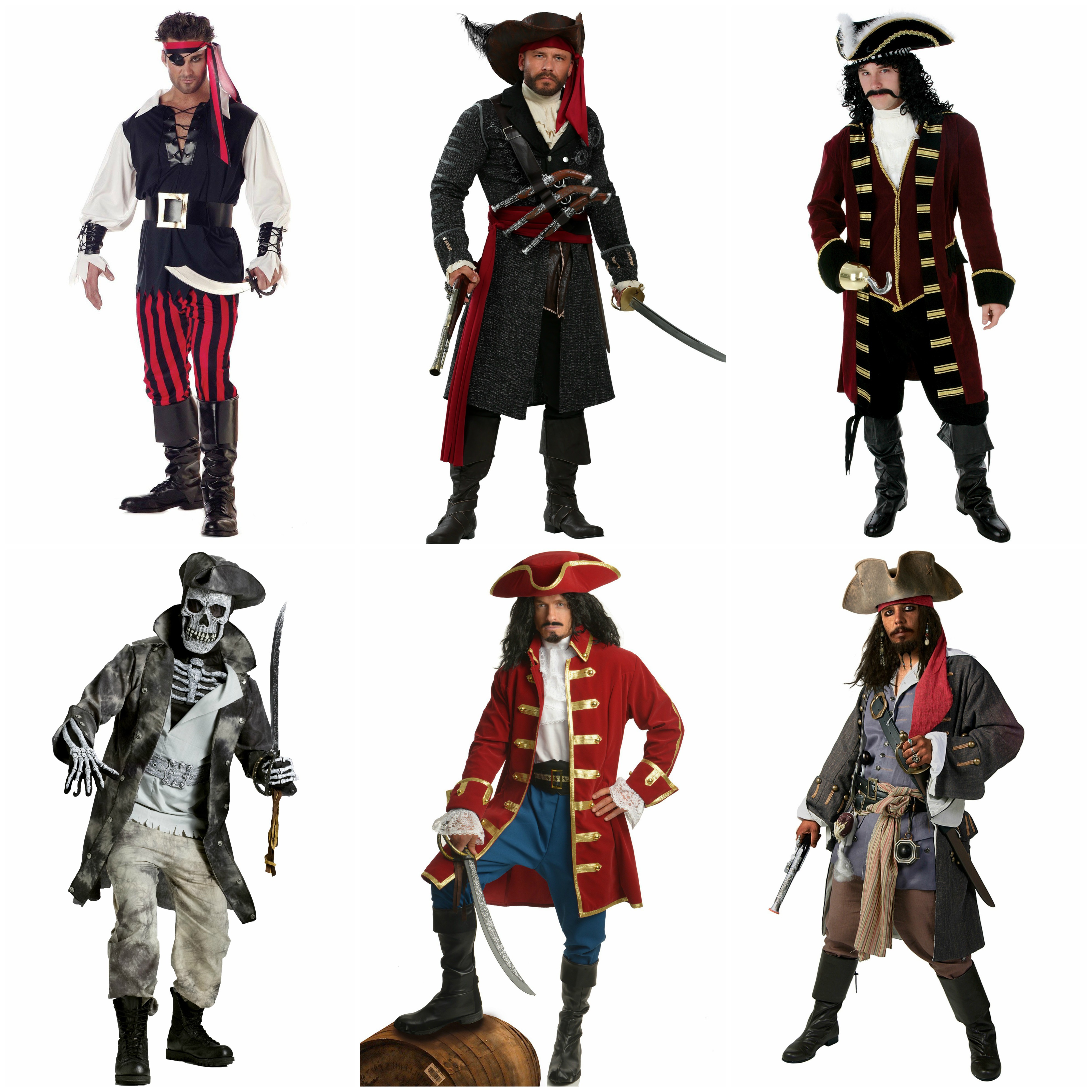 Pirate costumes for men