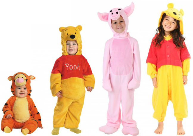 pooh character costumes