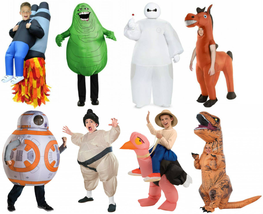 Group blow up halloween costumes