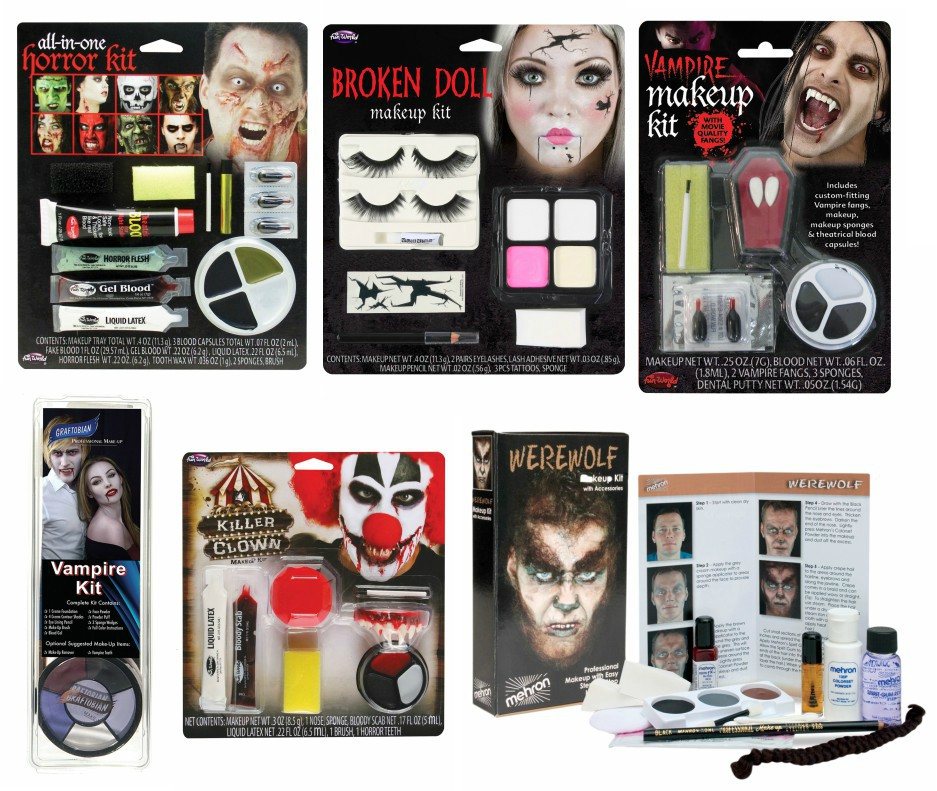 Scary Halloween Makeup Kits