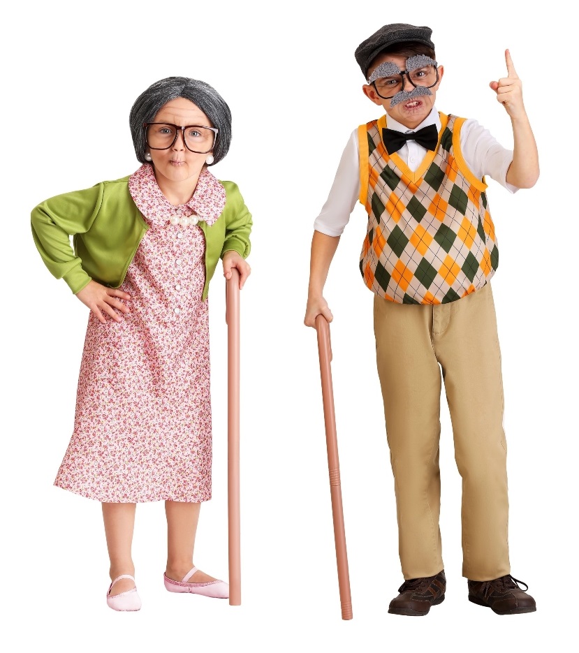 Grandma and Grandpa Halloween Costumes