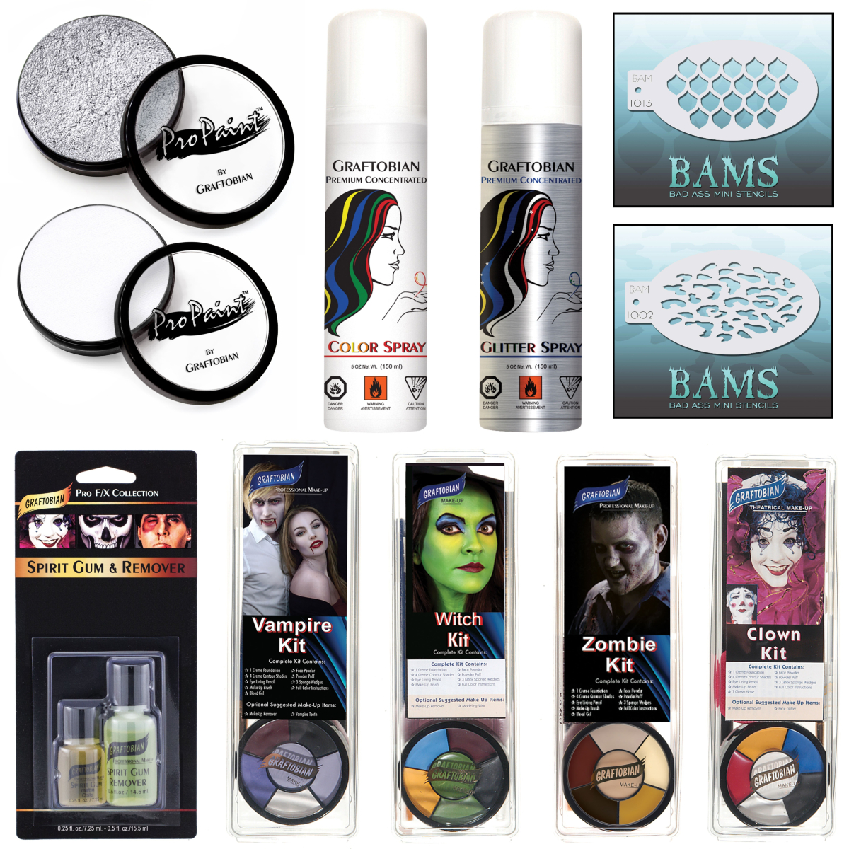 Special Effects Makeup Kits - Mugeek Vidalondon