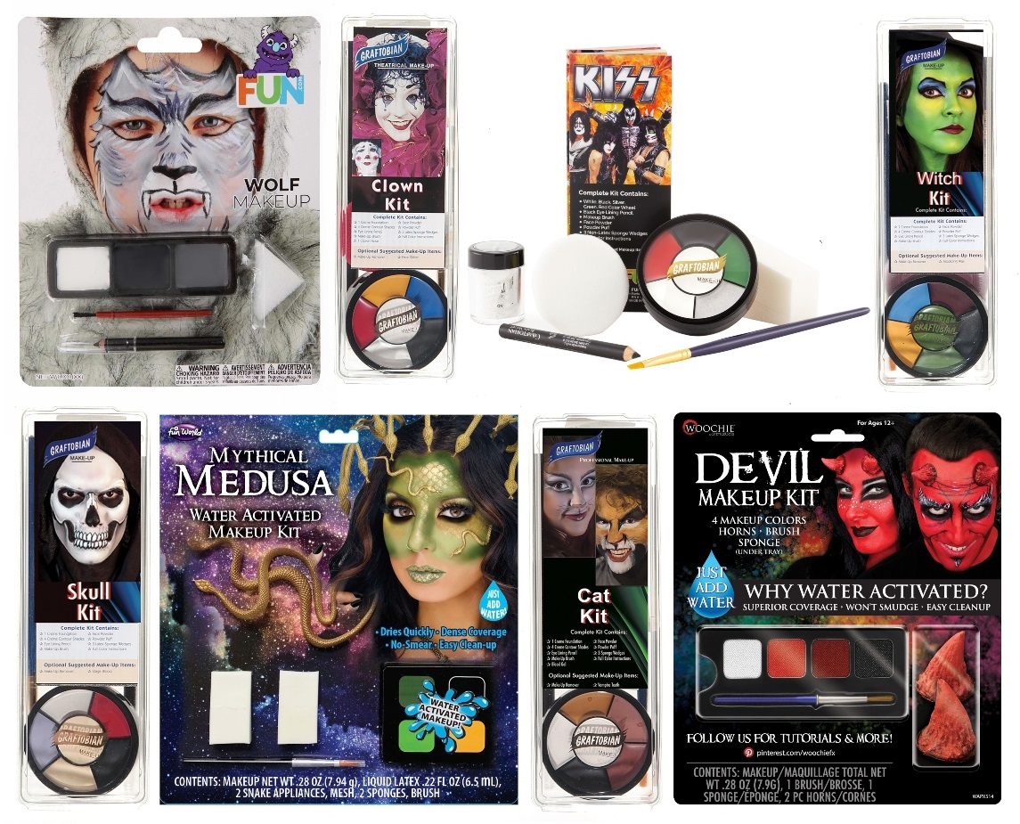 Create special effects with our practical makeup kit