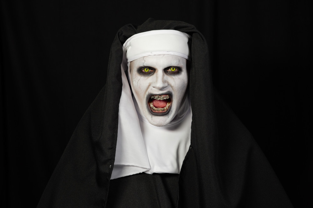  Valak  from The Nun Makeup  Tutorial Halloween Costumes Blog