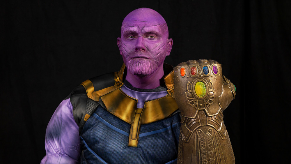 Thanos with Infinity Gauntlet