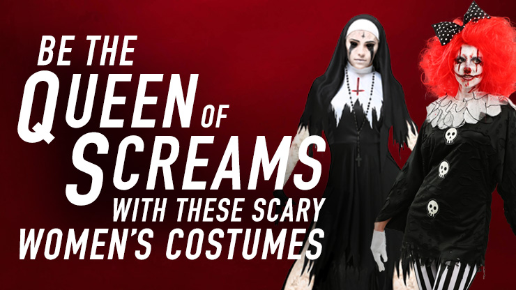 Be A Queen Of The Screams With These Scary Women's Costumes