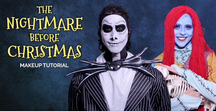 Jack Skellington The Nightmare Before Christmas Halloween Makeup Tutorial