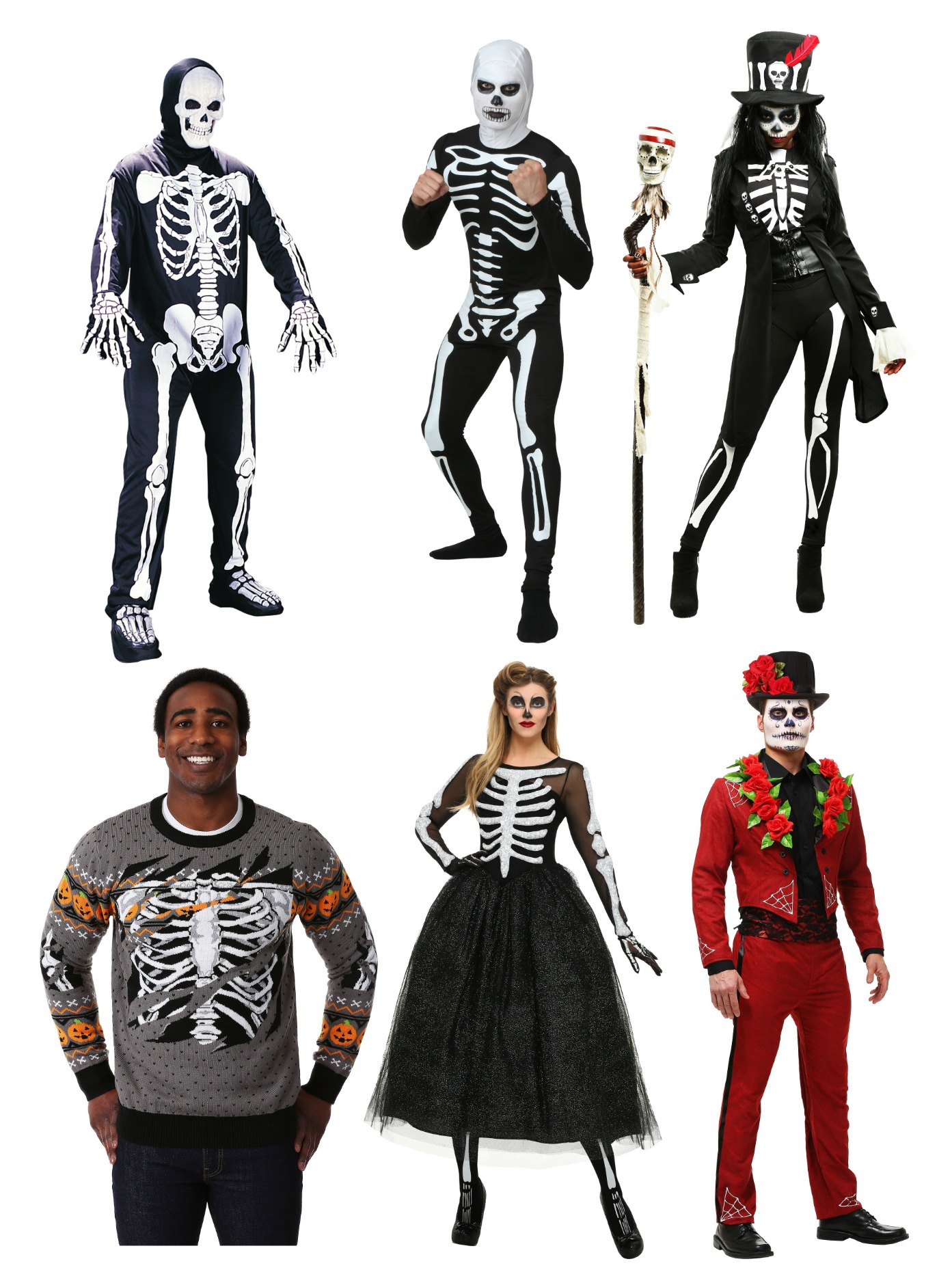 Skeleton Halloween Costumes