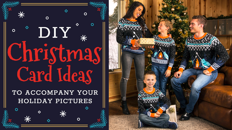 Diy Christmas Card Ideas To Accompany Your Holiday Pictures Halloweencostumes Com Blog