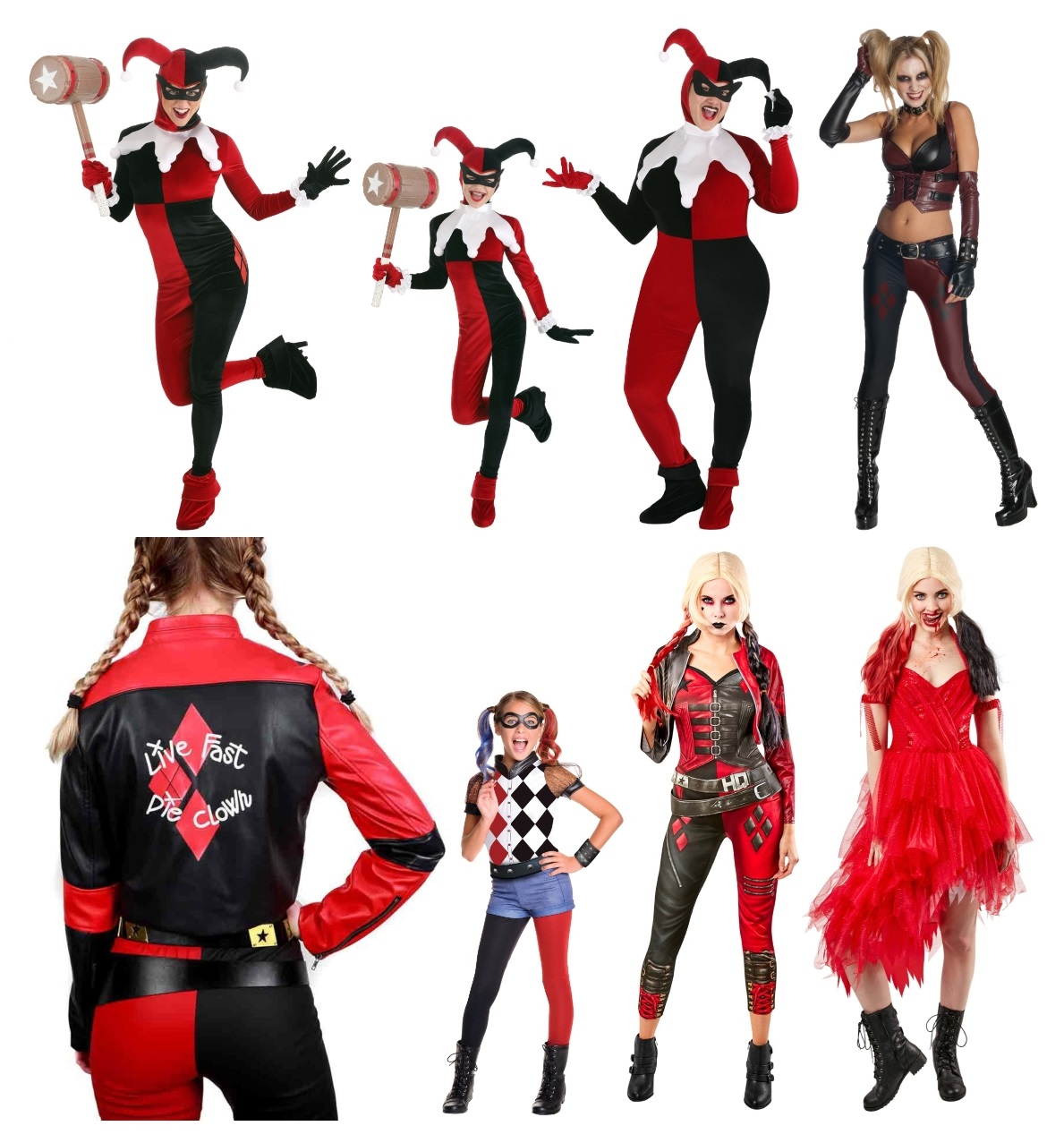 4 Harley Quinn Makeup Tutorials - HalloweenCostumes.com Blog