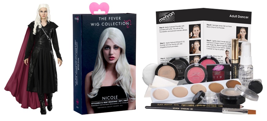 Here are the Products We Used for our Daenerys Hair, Makeup and Outfit