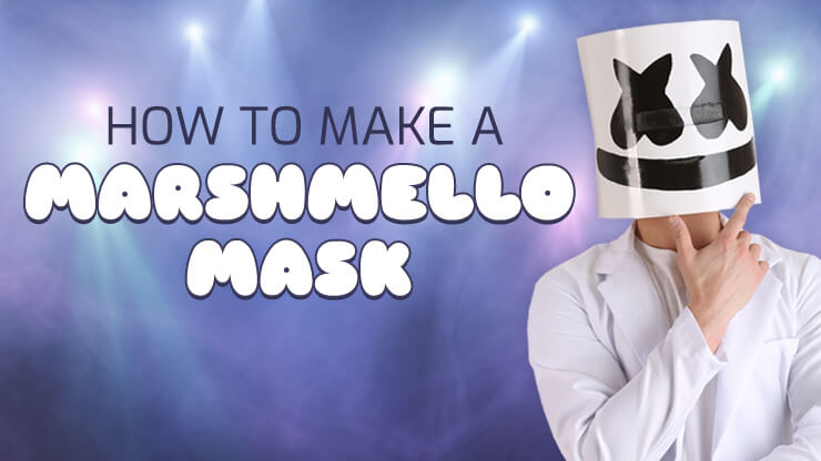 How to Make a Marshmello Mask DIY