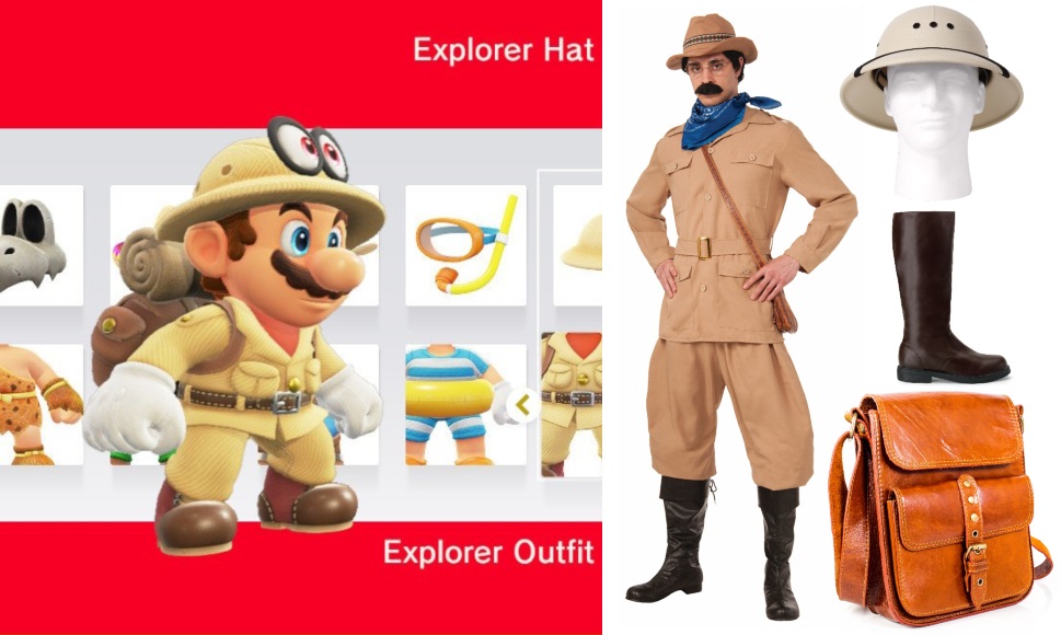 Explorer Mario Costume