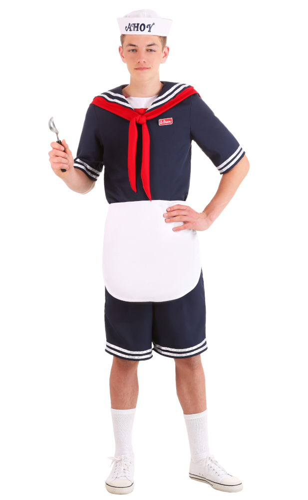 Stranger Things Cosplay Steve Harrington Scoops Ahoy Costume Kids Adult Uniform