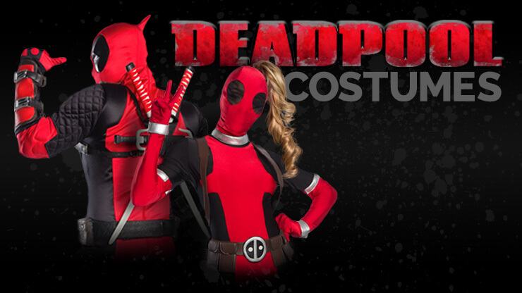 Deadpool Costume in Halloween Costumes 