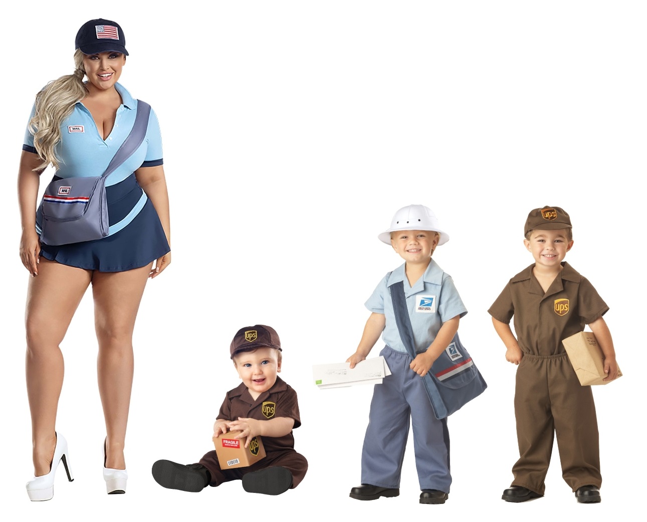 Post Office and UPS Costumes