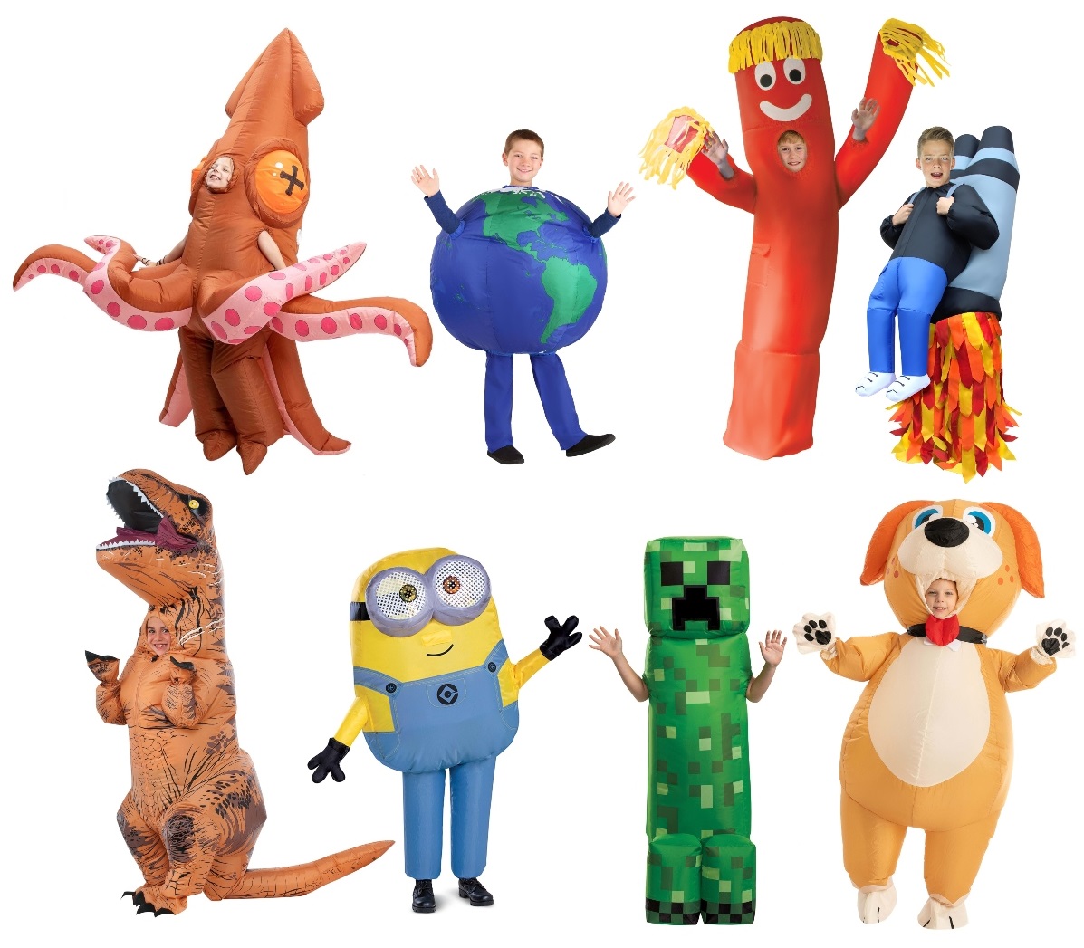 Unisex Inflatable Costumes for Kids