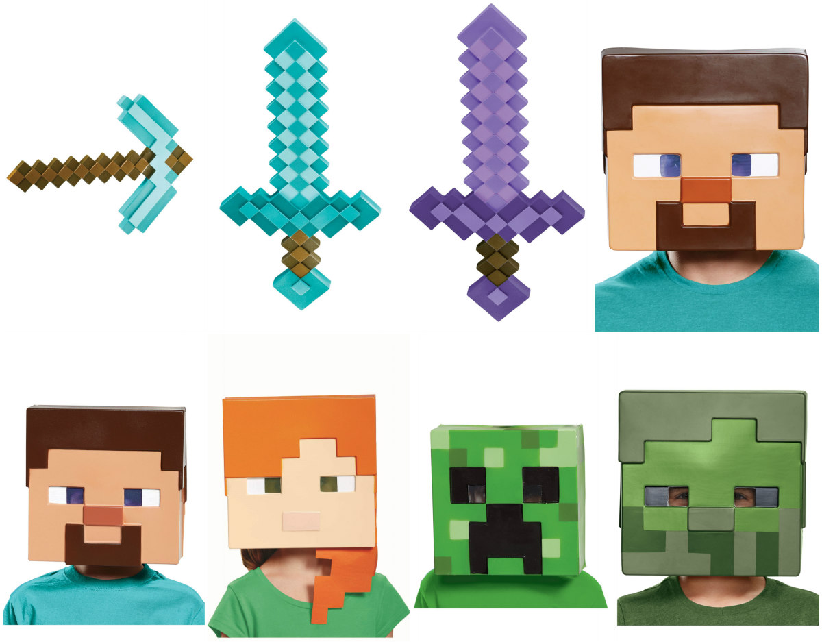 Minecraft Accessories and Masks