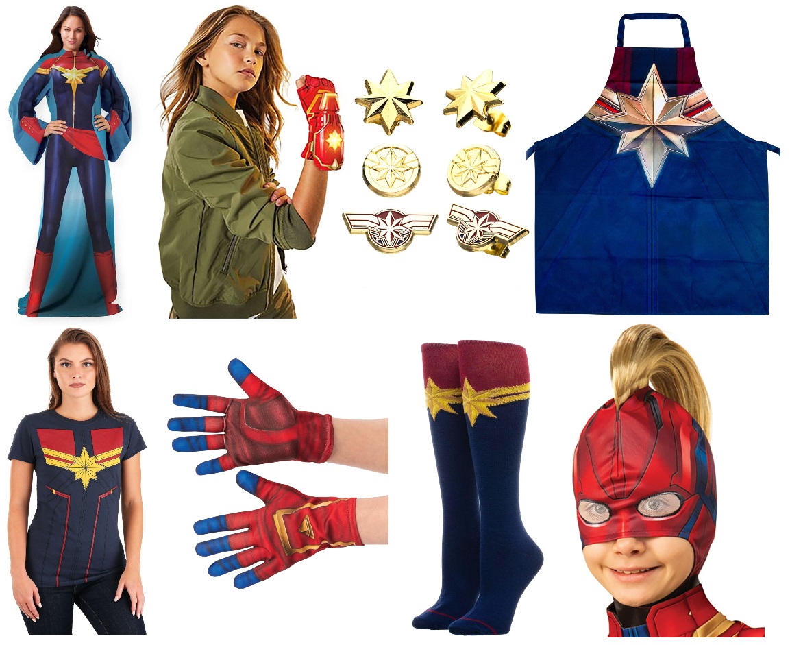 Costume donna Capitan Marvel