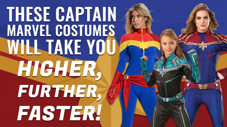 These Captain Marvel Costumes Will Take You Higher, Further, Faster