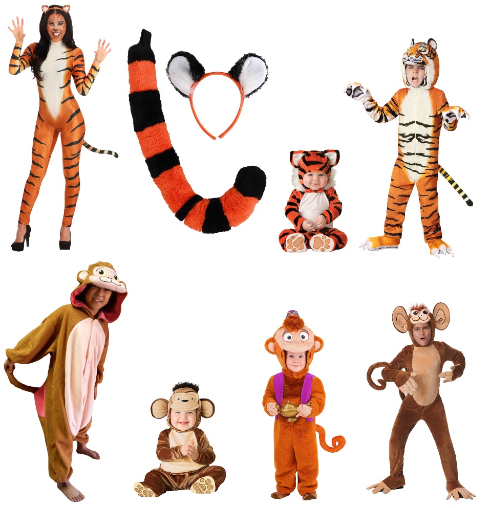 Rajah and Abu Costumes