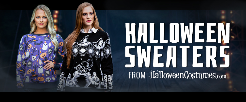 2019 Halloween Sweaters from HalloweenCostumes.com