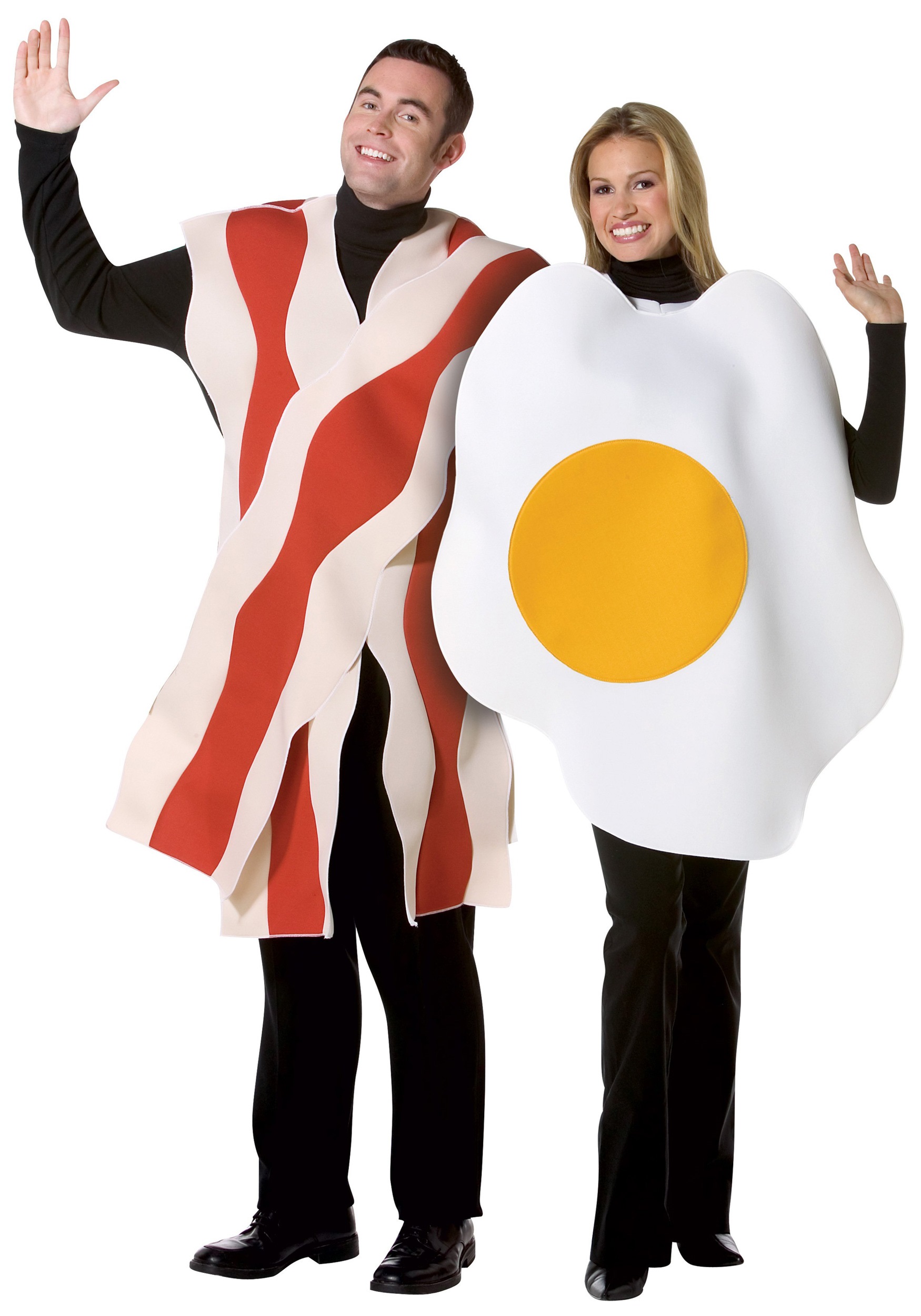 Costume di coppia di bacon e uova