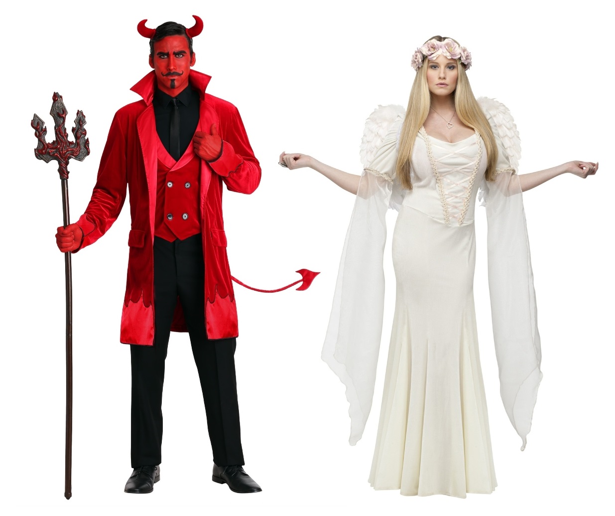 Devil and Angel Couples Costumes