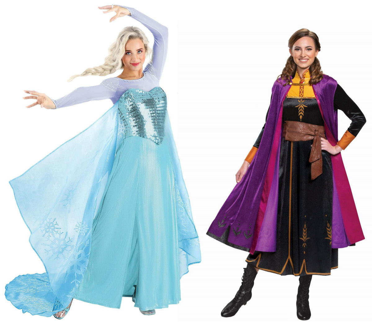 Elsa and Anna Couples Costumes