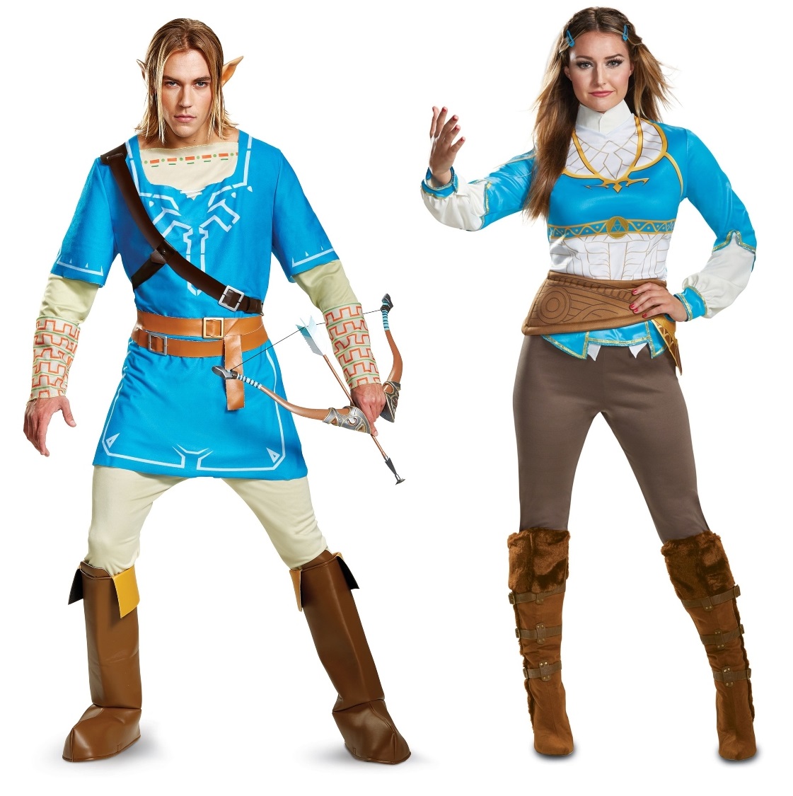 Link and Zelda Couples Costumes