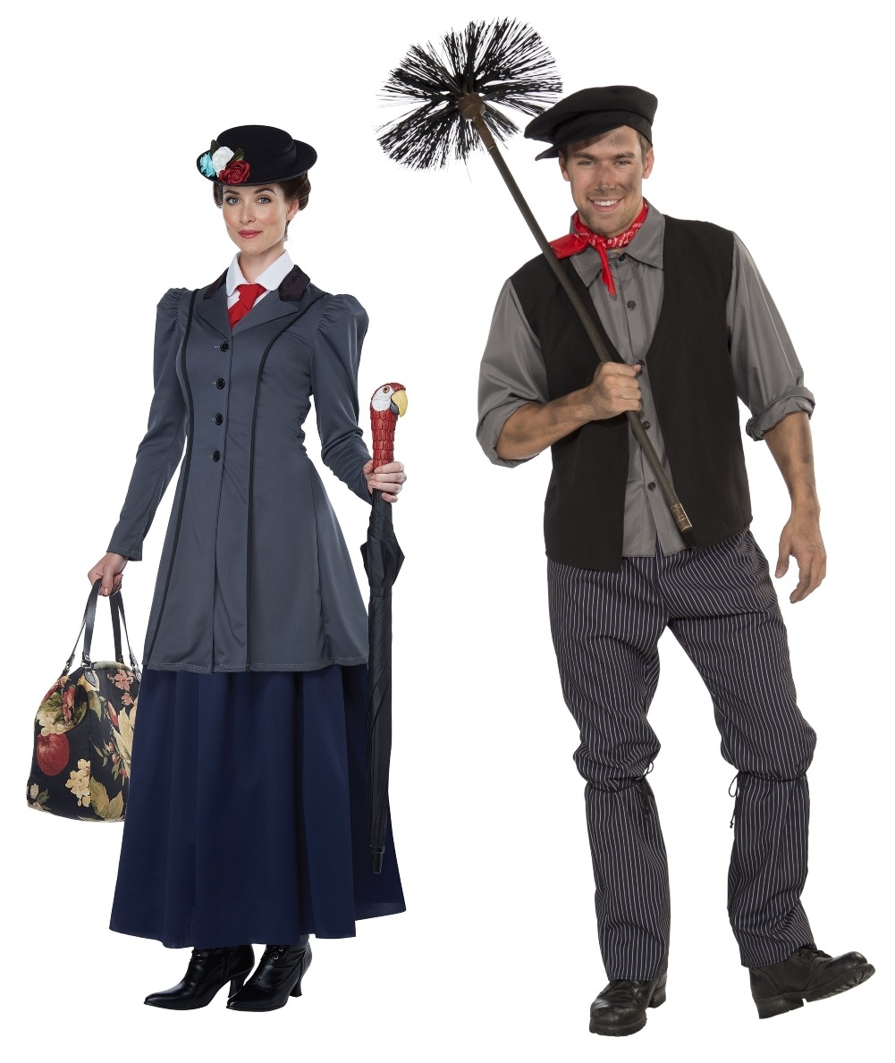 Mary Poppins Costume, Bert Costume: Halloween Couples Costume Idea