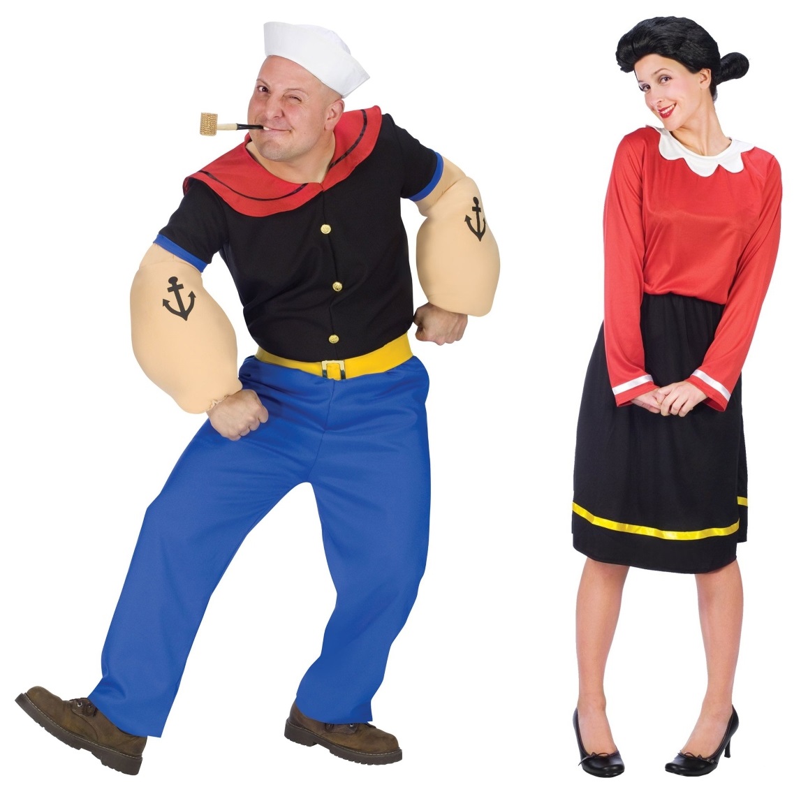 Olive Oyl and Popeye Couples Costumes