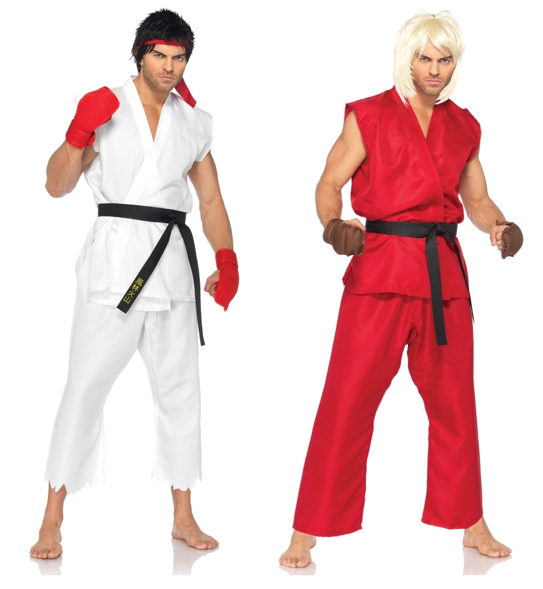  Ken och Ryu par kostymer