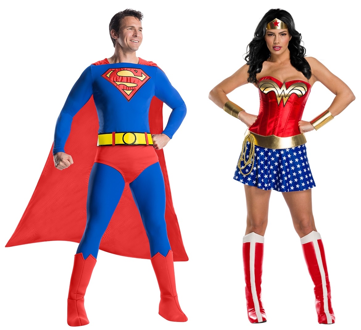 Superman e Wonder Woman Coppie Costumi