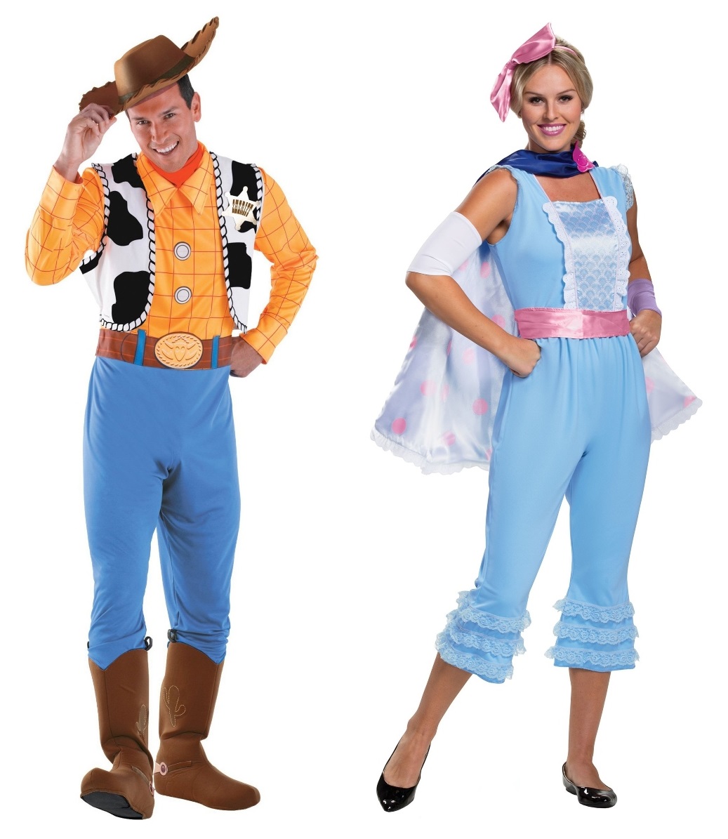  Woody och Bo Peep par kostymer