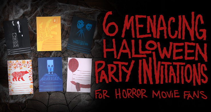 Horror Printable Halloween Party Invites Header