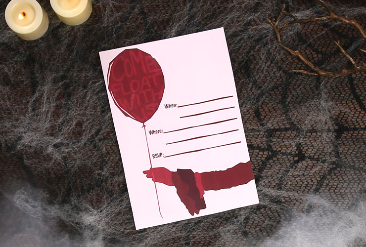 IT: Chapter Two Printable Halloween Party Invitations