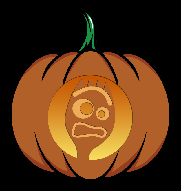 naruto pumpkin carving template