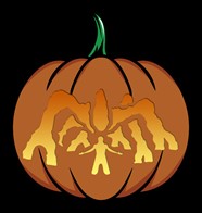 Stranger Things Pumpkin Stencil Printable