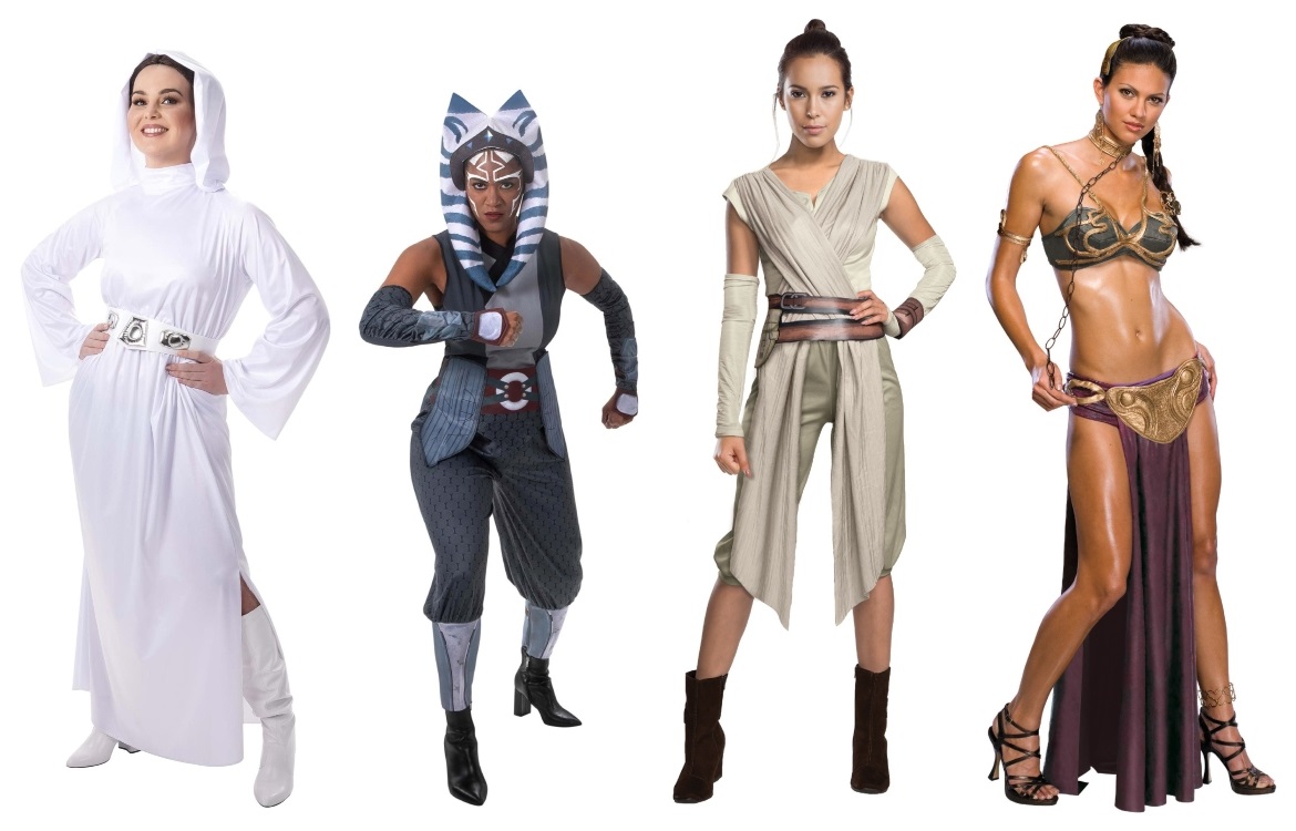 Princess Leia Adult Costume The Force Awakens Halloween Cosplay Dress Wars Star 