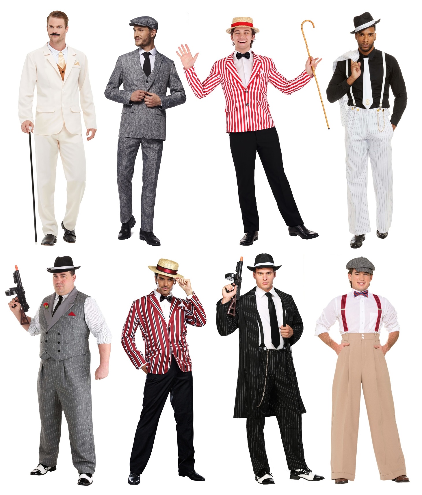 1920 Murder Mystery Game Male Costumes Ideas.