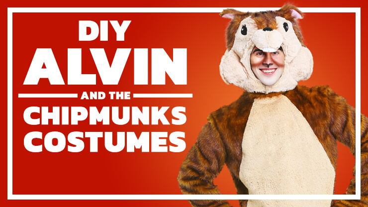 DIY Alvin and the Chipmunks Costumes. 