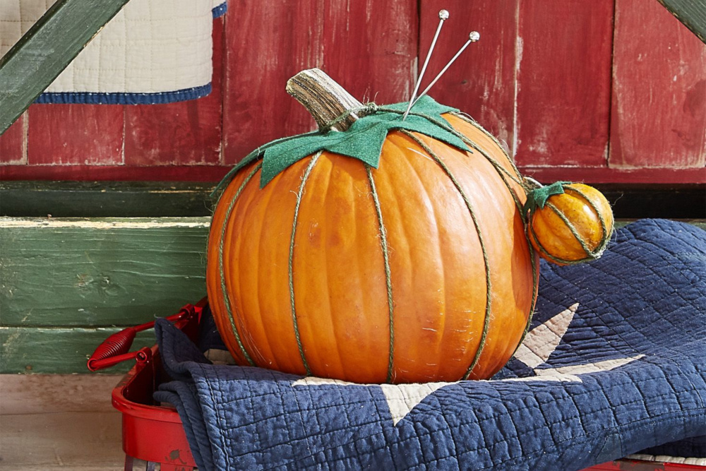 Pin Cushion Pumpkin